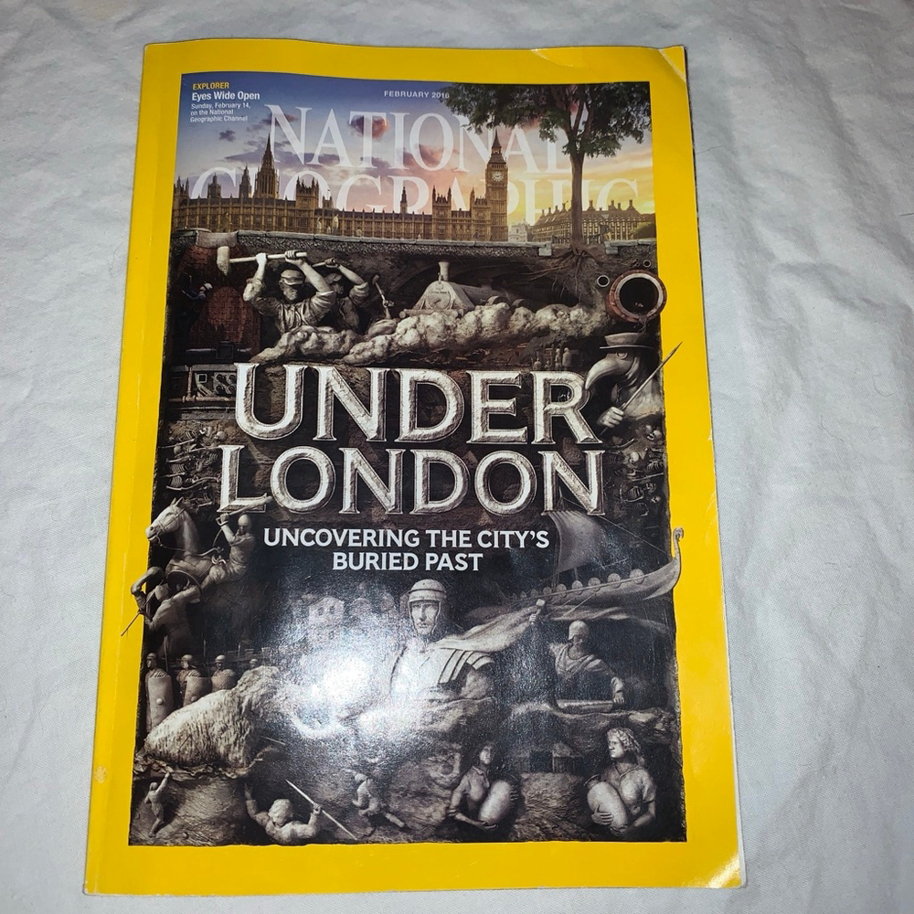 National Geographic Under London Feb 2016 Coffee Table Book